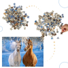 CASTORLAND Puzzle układanka 260 elementów The winter Horses - Zimowe konie 8+