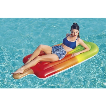 Materac dmuchany do pływania na basen wodę lód na patyku BESTWAY 43161 XXL 90 kg 89 cm x 185cm