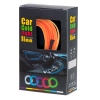 Oświetlenie ambientowe LED do samochodu auta USB 12V taśma 5m pomarańczowa