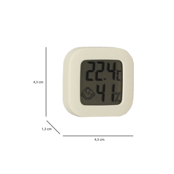 Higrometr termometr pokojowy wilgotnościomierz LCD