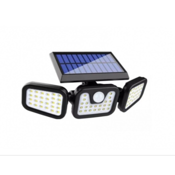 Lampa solarna LED potrójna czujnik ruchu i zmierzchu