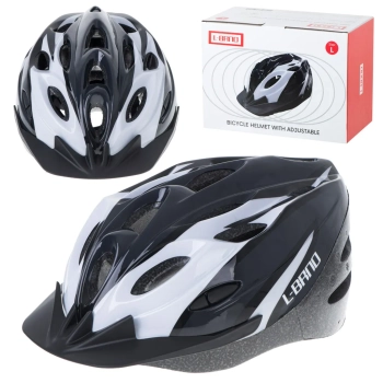RALLEX Kask rowerowy damski męski regulowany 58-61