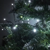 Lampki LED łańcuch świetlny świąteczne choinkowe 10m 100LED zimny biały 8 trybów świecenia