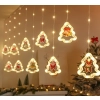 Kurtyna LED na okno girlanda świąteczna choinkowa 3 m 125 LED