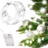 Lampki LED druciki dekoracyjne świąteczne choinkowe 10m 100LED zimny biały
