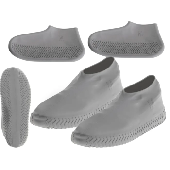 Ochraniacze na buty wodoodporne kalosze M szare roz. 35-38