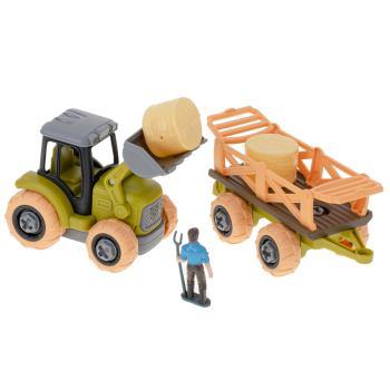 Gospodarstwo rolne farma traktor do skręcenia