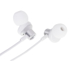 L-BRNO Słuchawki douszne przewodowe jack 3,5mm białe
