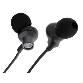 L-BRNO Słuchawki douszne przewodowe jack 3,5mm czarna