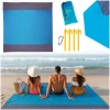Mata plażowa piknikowa wodoodporna duża koc biwakowy na piknik biwak pokrowiec XXL 210 X 200 cm