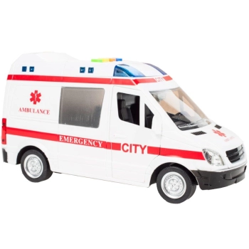 Karetka ambulans z dźwiękiem napędem 1:16