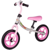 Rowerek biegowy rower dziecięcy szaro-różowy