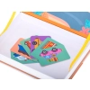 Książeczka magnetyczna układanka puzzle z magnesem środki transportu