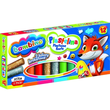 Plastelina Bambino 12 kolorów