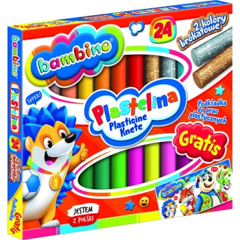 Plastelina Bambino 24 kolory