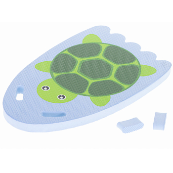 Deska do pływania do nauki pływania na basen piankowa żółw