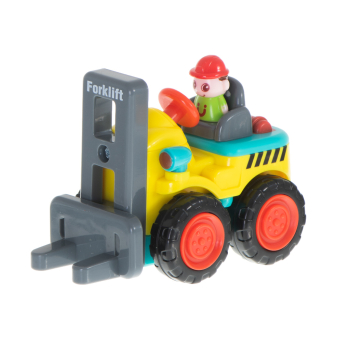 Samochód dla dzieci auto budowlane zabawka dla dwulatka wózek widłowy HOLA