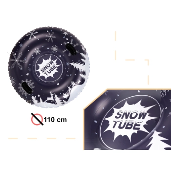 Ślizgacz sanki dmuchane na śnieg koło opona 110cm x 26cm