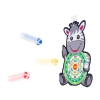 Tarcza Dart z rzutkami piłkami na rzep zebra