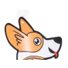Tarcza Dart z rzutkami piłkami na rzep corgi