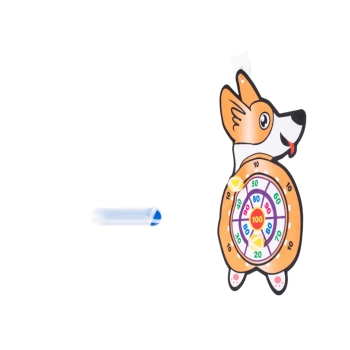 Tarcza Dart z rzutkami piłkami na rzep corgi