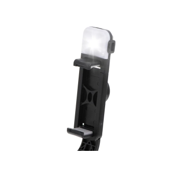 Kijek do selfie lampka LED statyw tripod czarny