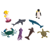 Figurki zwierzęta morskie ryby ocean zestaw żółw delfin 8szt