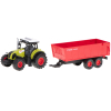 Traktor ciągnik pojazd rolniczy z przyczepą LED + efekty dźwiękowe