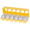 Układanka edukacyjna sorter dopasuj kształty owoce jajka 12 sztuk