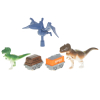 Tor przeszkód interaktywny samochodowy parking wyścigi jaskinia 5 figurek dinozaur wagonik
