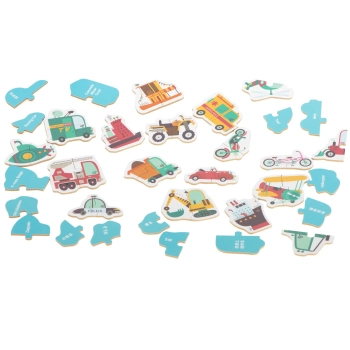 Puzzle w puszce pojazdy 24 puzzle