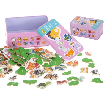 Puzzle w puszce zwierzątka 24 puzzle