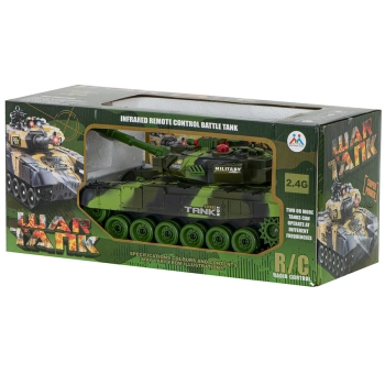 Czołg zdalnie sterowany na pilota RC War Tank 9993 2.4 GHz kamuflaż leśny
