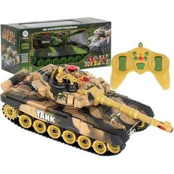 Czołg zdalnie sterowany na pilota RC War Tank 9993 2.4 GHz pustynny