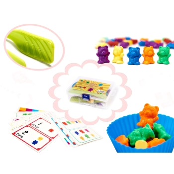 Misie edukacyjne nauka liczenia montessori 44el.