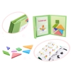 Tangram książeczka magnetyczna układanka klocki 3D