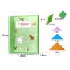 Tangram książeczka magnetyczna układanka klocki 3D