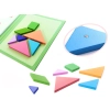 Tangram książeczka magnetyczna układanka klocki 3D