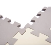 Mata edukacyjna piankowa puzzle kojec szara ecru 30 x 30 cm 36 elementów