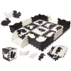 Mata edukacyjna piankowa puzzle 114 x 114 x 1 cm czarna 25 elementów