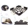 Mata edukacyjna piankowa puzzle 114 x 114 x 1 cm czarna 25 elementów