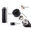 Kubek bidon termiczny termos smart LED 500ml czarny
