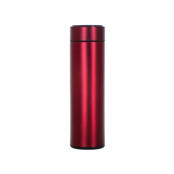 Kubek bidon termiczny termos smart LED 500ml bordowy