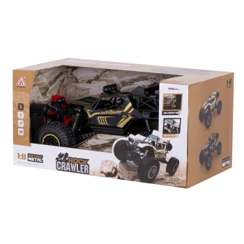 Samochód zdalnie sterowany 2,4GHz 1:8 51cm metal czarny