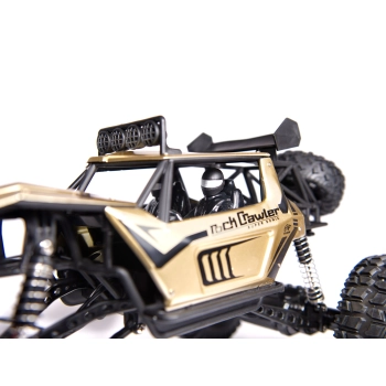 Samochód zdalnie sterowany 2,4GHz 1:8 51cm metal złoty