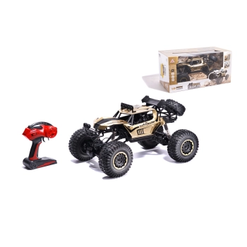 Samochód zdalnie sterowany 2,4GHz 1:8 51cm metal złoty