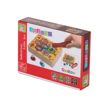 Gra edukacyjna plaster miodu pszczółki montessori
