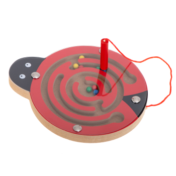 Labirynt magnetyczny kuleczki biedronka