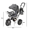 Rowerek Trójkołowy Trike Fix V3 szary