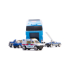 Transporter ciężarówka TIR wyrzutnia + metalowe auta policja